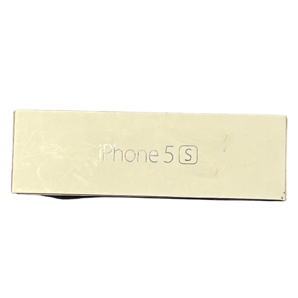 iPhone 5s EMPTY Box Original Apple Packaging‎ Inserts Manuals White 4 Stickers